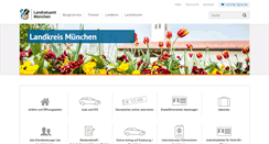 Desktop Screenshot of landkreis-muenchen.de